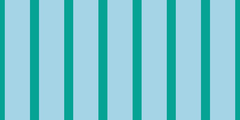 #4eacd2 (50%), #04a393 vertical lines, thirty pixels wide, eighty-four pixels apart