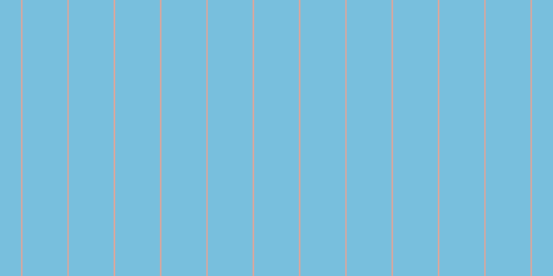 #4eacd2 (75%), #eba393 vertical lines, two pixels wide, sixty-five pixels apart