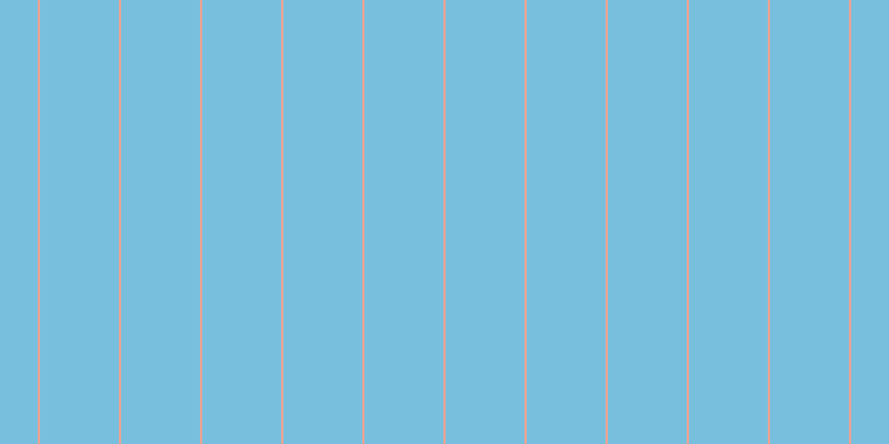 #4eacd2 (75%), #eba393 vertical lines, two pixels wide, seventy-one pixels apart