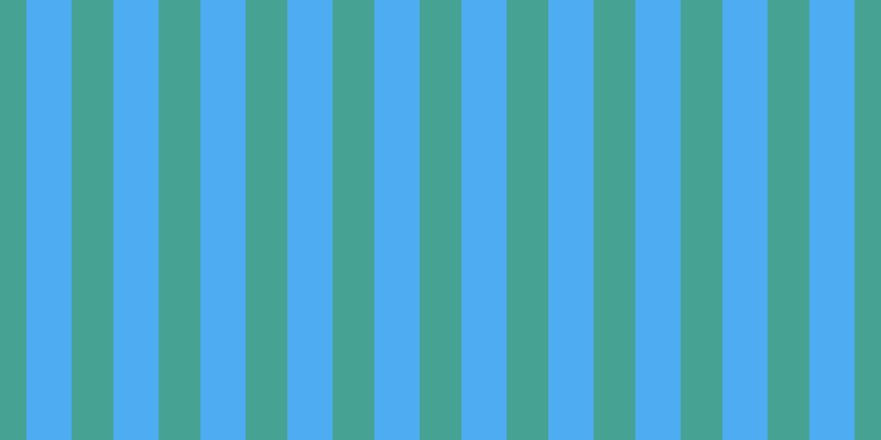 #4eacf3, #46a393 vertical lines, thirty-eight pixels wide, forty-one pixels apart