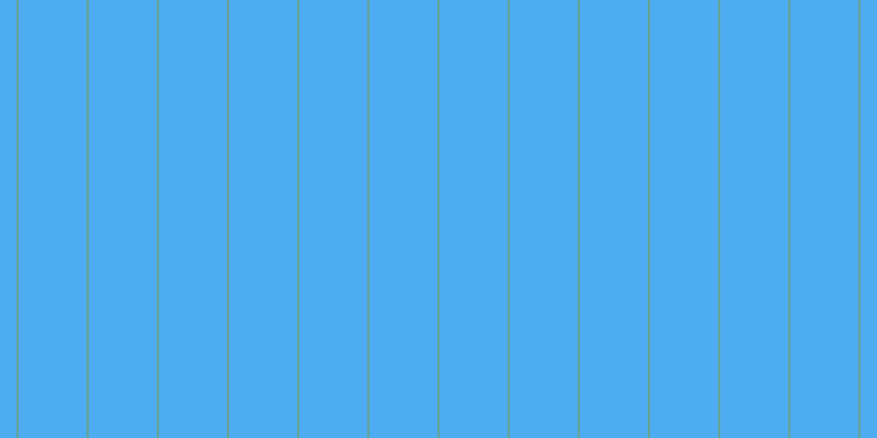 #4eacf3, #67a393 vertical lines, two pixels wide, sixty-two pixels apart