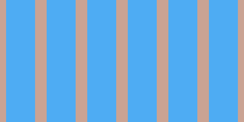 #4eacf3, #caa393 vertical lines, thirty-eight pixels wide, ninety-five pixels apart