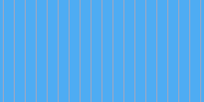 #4eacf3, #eba393 vertical lines, two pixels wide, forty-one pixels apart