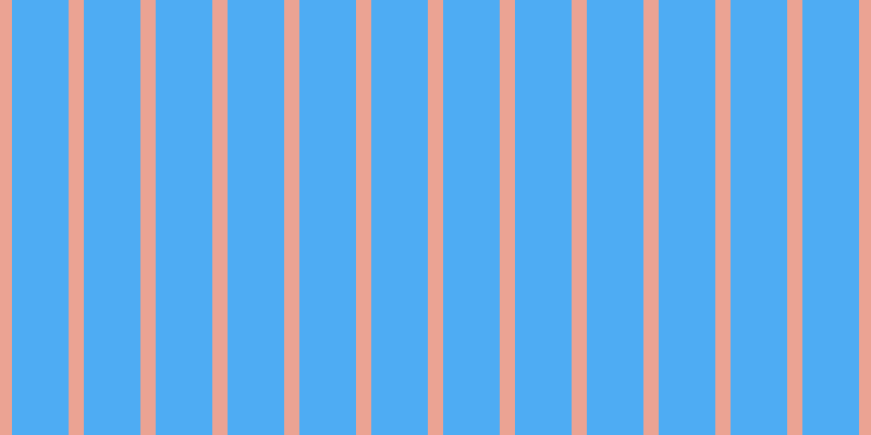 #4eacf3, #eba393 vertical lines, fourteen pixels wide, fifty-two pixels apart