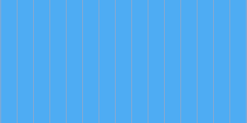 #4eacf3, #eba393 vertical lines, one pixels wide, fifty-two pixels apart