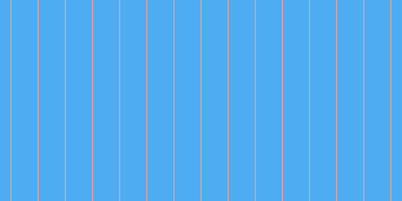 #4eacf3, #eba393 vertical lines, two pixels wide, fifty-two pixels apart