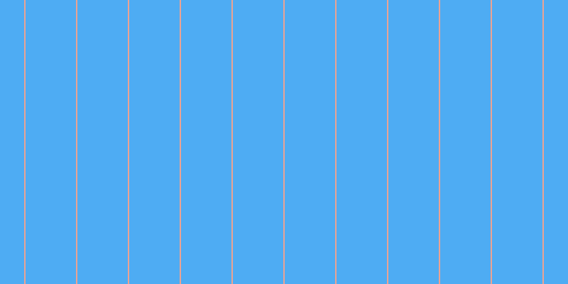 #4eacf3, #eba393 vertical lines, two pixels wide, seventy-one pixels apart