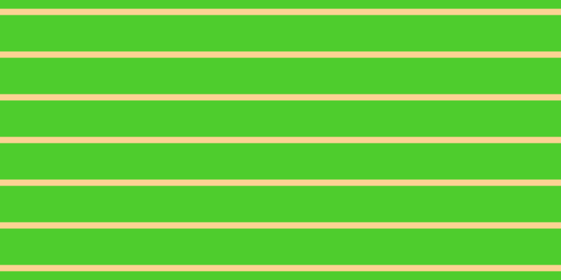 #4ecd2d, #fcd393 horizontal lines, nine pixels wide, fifty-two pixels apart