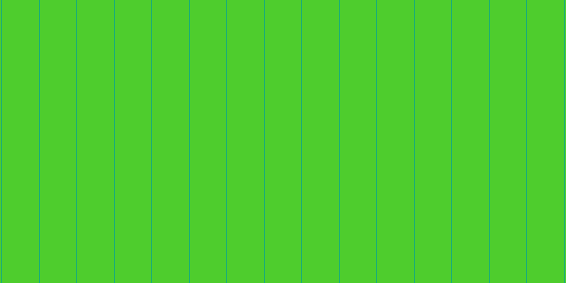 #4ecd2d, #04a393 vertical lines, one pixels wide, fifty-two pixels apart