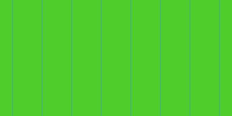 #4ecd2d, #46a393 vertical lines, two pixels wide, one hundred pixels apart
