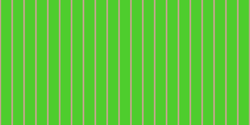 #4ecd2d, #caa393 vertical lines, five pixels wide, thirty-three pixels apart