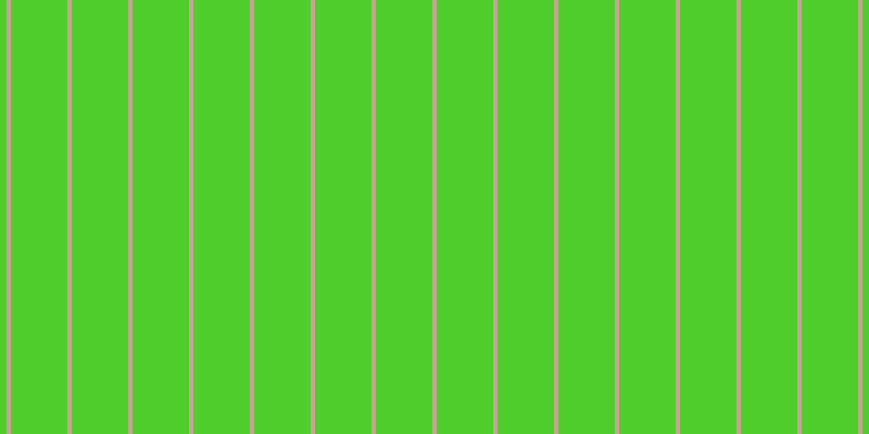 #4ecd2d, #caa393 vertical lines, four pixels wide, fifty-two pixels apart