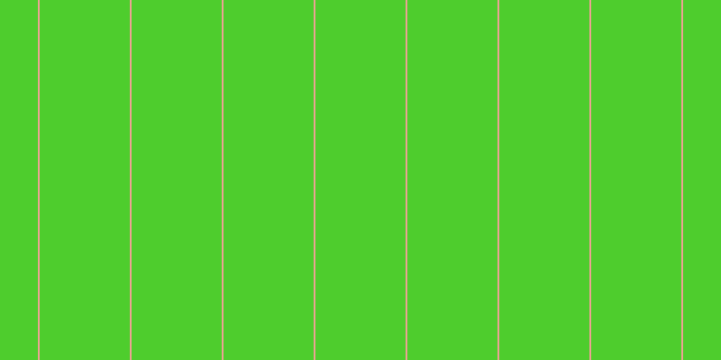 #4ecd2d, #eba393 vertical lines, two pixels wide, one hundred pixels apart