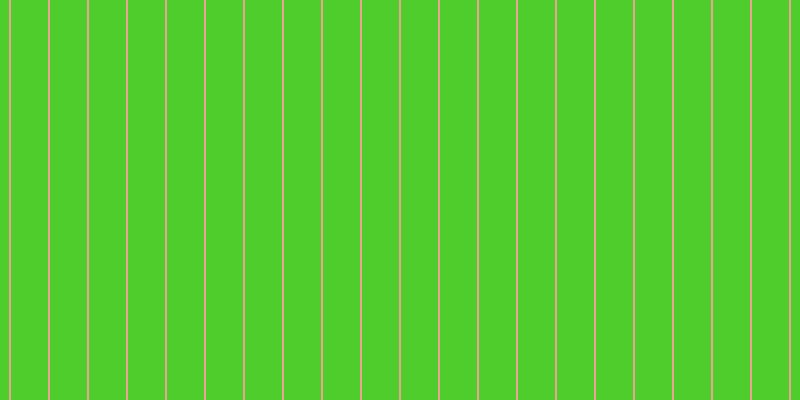 #4ecd2d, #eba393 vertical lines, two pixels wide, thirty-seven pixels apart