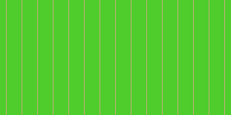 #4ecd2d, #eba393 vertical lines, two pixels wide, fifty-two pixels apart