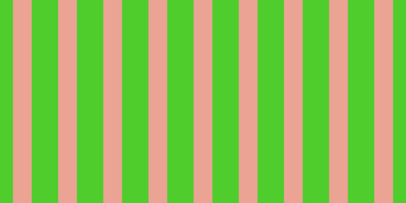 #4ecd2d, #eba393 vertical lines, thirty-seven pixels wide, fifty-two pixels apart