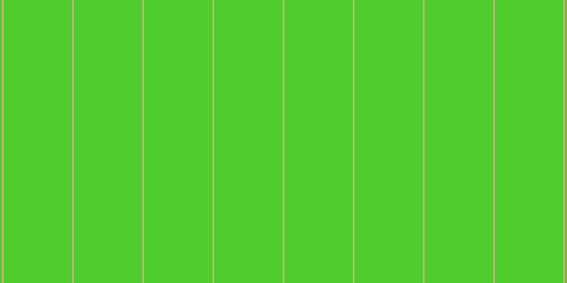 #4ecd2d, #eba393 vertical lines, two pixels wide, ninety-seven pixels apart
