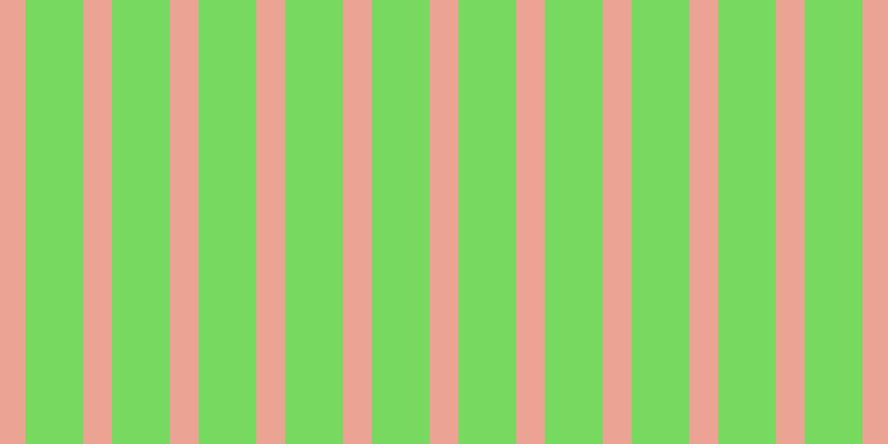#4ecd2d (75%), #eba393 vertical lines, twenty-six pixels wide, fifty-two pixels apart