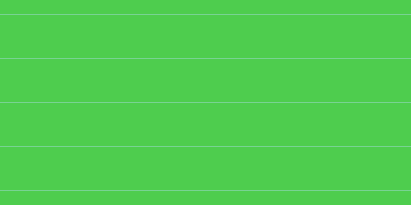 #4ecd4e, #78d393 horizontal lines, two pixels wide, eighty-four pixels apart