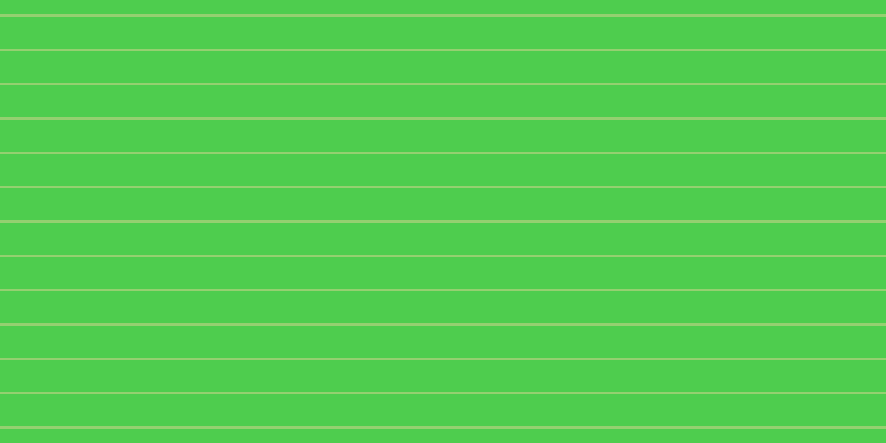 #4ecd4e, #dbd393 horizontal lines, one pixels wide, thirty pixels apart