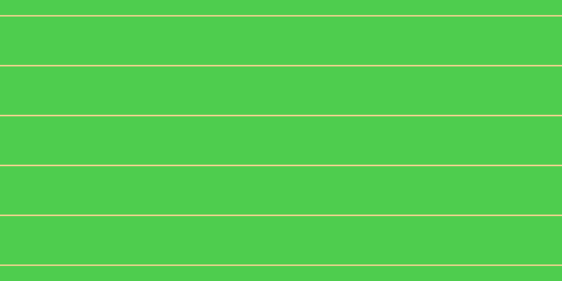#4ecd4e, #fcd393 horizontal lines, two pixels wide, sixty-nine pixels apart