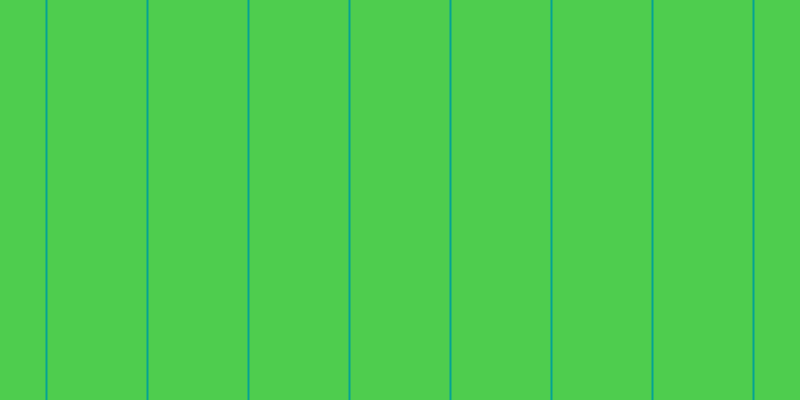 #4ecd4e, #04a393 vertical lines, two pixels wide, ninety-nine pixels apart