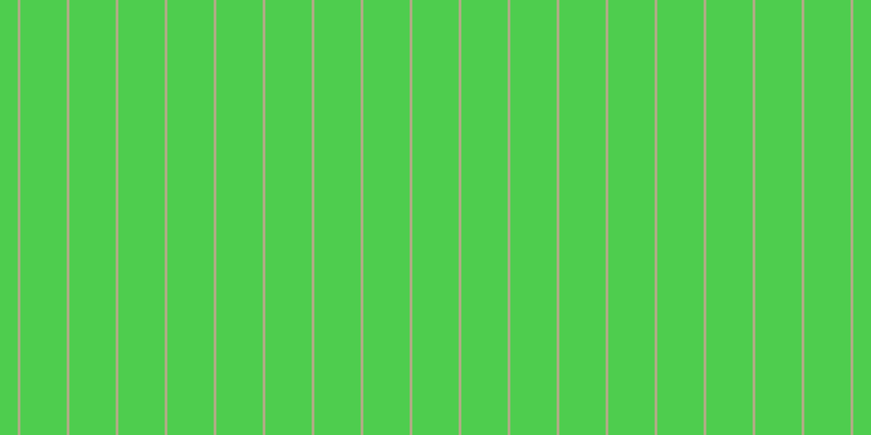 #4ecd4e, #caa393 vertical lines, two pixels wide, forty-three pixels apart