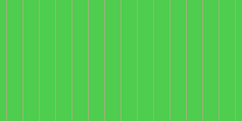 #4ecd4e, #caa393 vertical lines, two pixels wide, fifty-two pixels apart