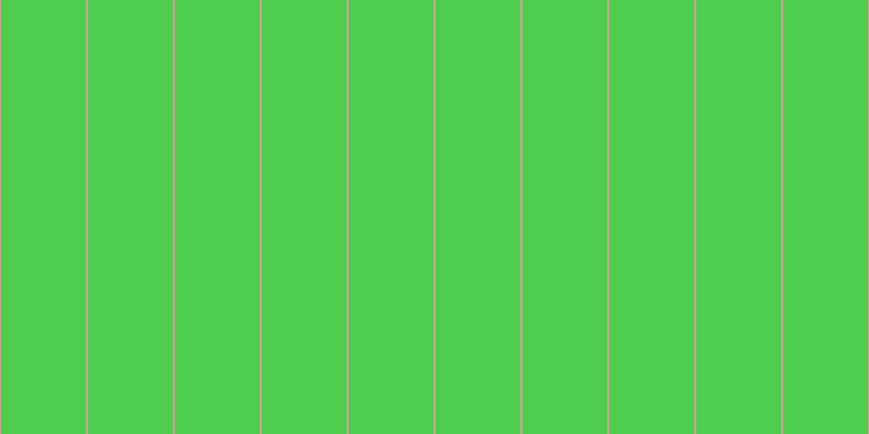#4ecd4e, #caa393 vertical lines, two pixels wide, seventy-eight pixels apart