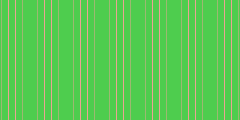 #4ecd4e, #eba393 vertical lines, two pixels wide, twenty-two pixels apart