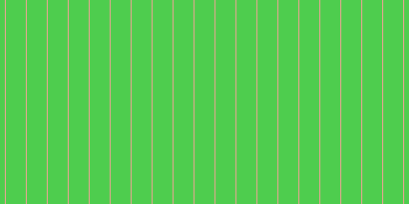 #4ecd4e, #eba393 vertical lines, two pixels wide, thirty-nine pixels apart