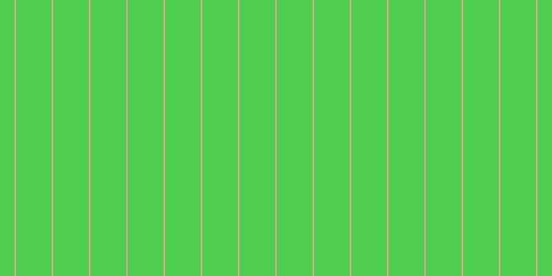 #4ecd4e, #eba393 vertical lines, two pixels wide, fifty-two pixels apart