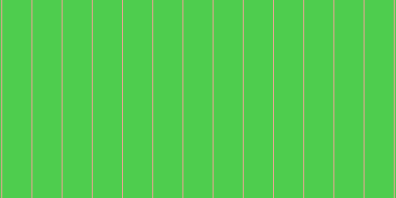 #4ecd4e, #eba393 vertical lines, two pixels wide, fifty-nine pixels apart