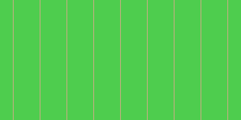 #4ecd4e, #eba393 vertical lines, two pixels wide, eighty-seven pixels apart