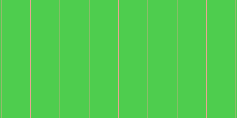 #4ecd4e, #eba393 vertical lines, two pixels wide, ninety-seven pixels apart