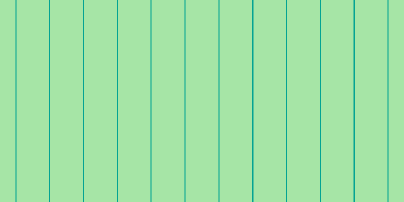 #4ecd4e (50%), #04a393 vertical lines, two pixels wide, sixty-five pixels apart