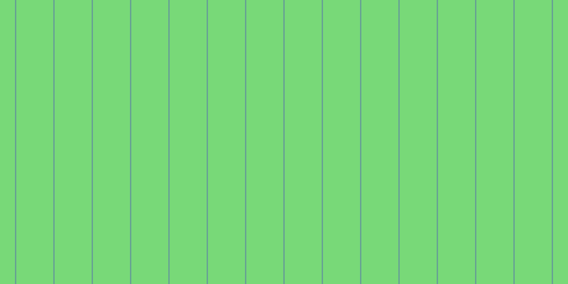 #4ecd4e (75%), #67a393 vertical lines, two pixels wide, fifty-two pixels apart