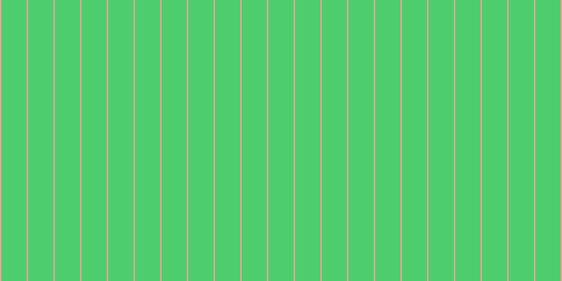 #4ecd6f, #eba393 vertical lines, two pixels wide, thirty-six pixels apart