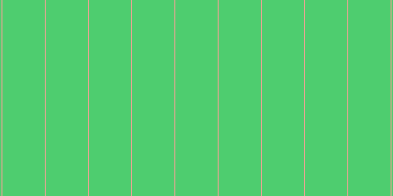 #4ecd6f, #eba393 vertical lines, two pixels wide, eighty-six pixels apart