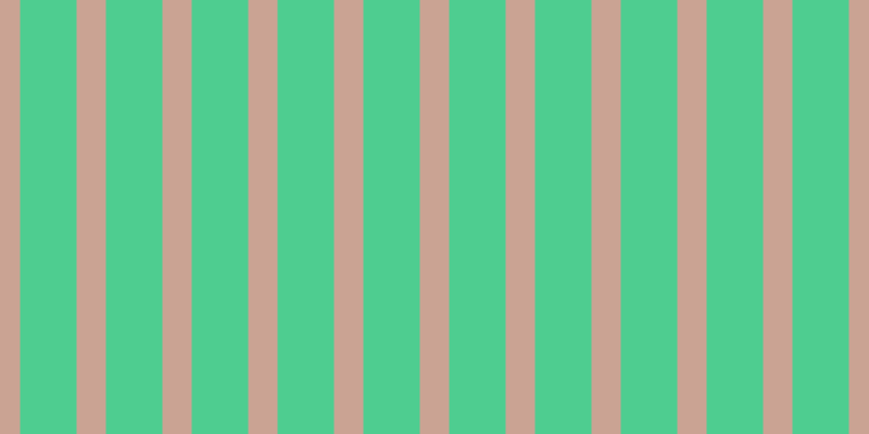 #4ecd90, #caa393 vertical lines, twenty-seven pixels wide, fifty-two pixels apart