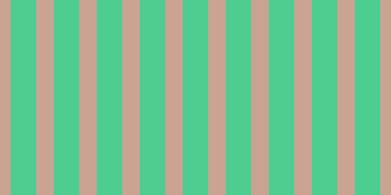 #4ecd90, #caa393 vertical lines, thirty-six pixels wide, fifty-two pixels apart