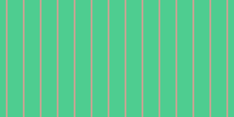 #4ecd90, #caa393 vertical lines, six pixels wide, fifty-two pixels apart