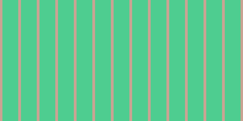 #4ecd90, #caa393 vertical lines, nine pixels wide, fifty-two pixels apart