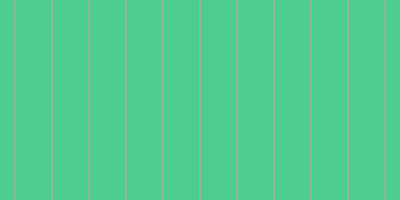 #4ecd90, #caa393 vertical lines, two pixels wide, seventy-two pixels apart
