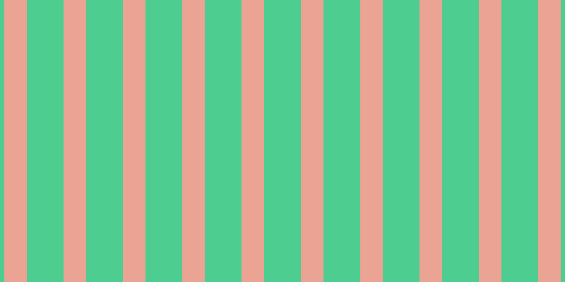 #4ecd90, #eba393 vertical lines, thirty-two pixels wide, fifty-two pixels apart