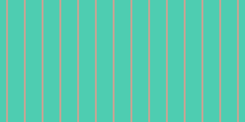 #4ecdb1, #caa393 vertical lines, six pixels wide, fifty-two pixels apart