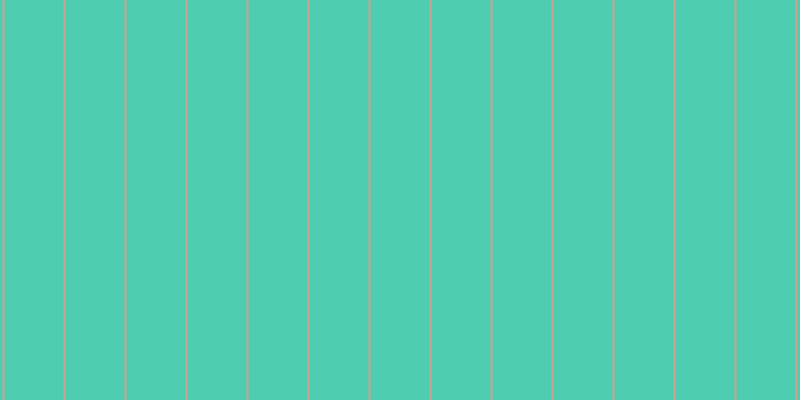 #4ecdb1, #caa393 vertical lines, two pixels wide, fifty-nine pixels apart