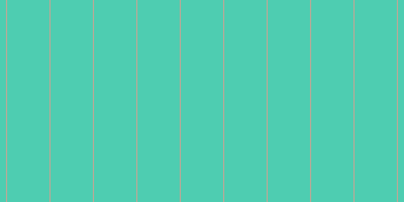 #4ecdb1, #caa393 vertical lines, two pixels wide, eighty-four pixels apart