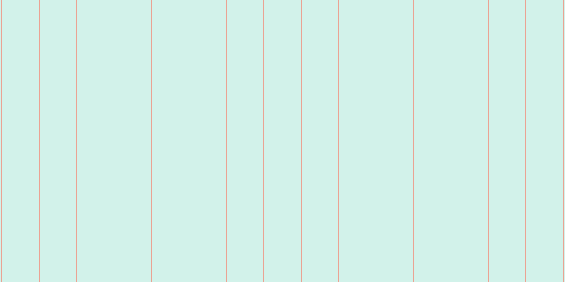#4ecdb1 (25%), #eba393 vertical lines, one pixels wide, fifty-two pixels apart