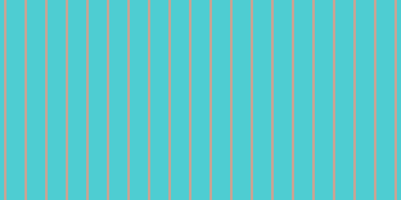 #4ecdd2, #caa393 vertical lines, five pixels wide, thirty-six pixels apart